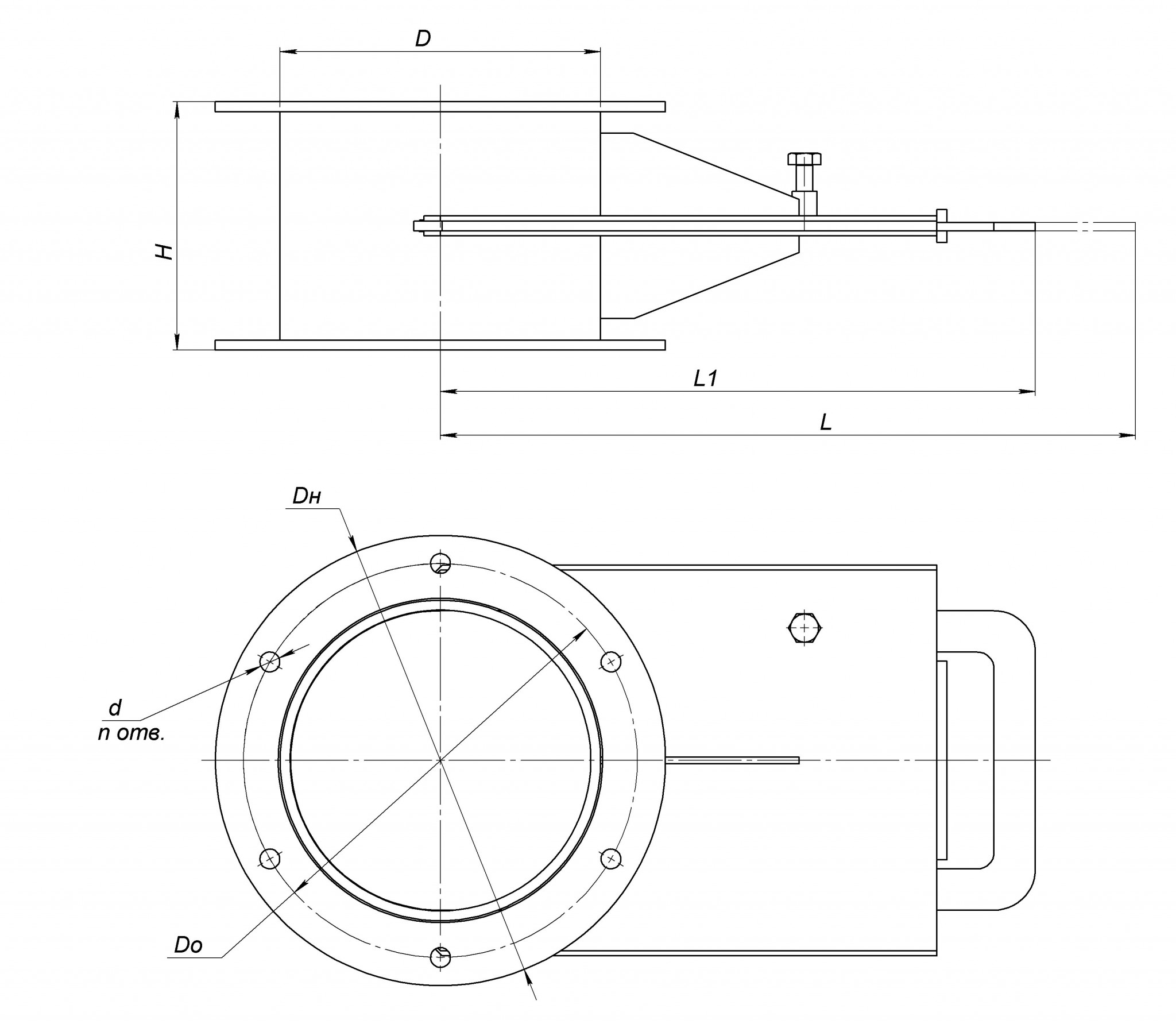 Amortisseur de cheminée: matériel, dessin, installation