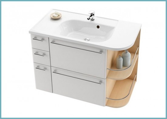 Meuble vasque de salle de bain à monter soi-même - options + notice !