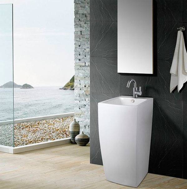 Lavabo dans la salle de bain: types de lavabos + nuances de choix du meilleur design
