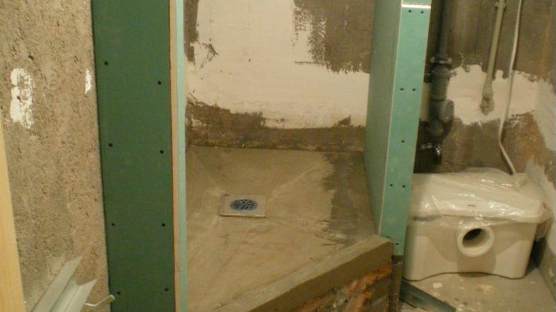 Cabine de douche à faire soi-même - beauté et fiabilité