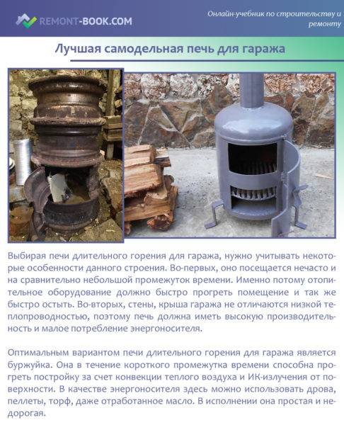 Poêle à ventre à faire soi-même pour une résidence d'été et un garage: instructions pour l'autoproduction