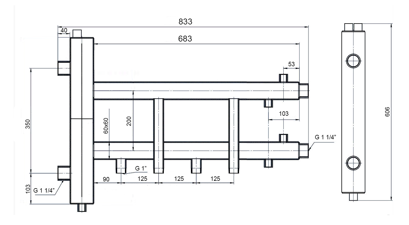 Système de chauffage à collecteur: câblage pour une maison privée