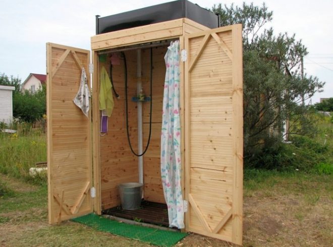 Douche champêtre à faire soi-même