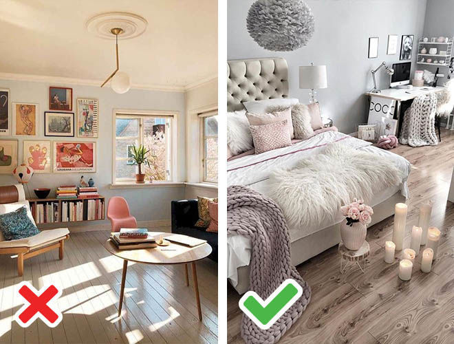 5 erreurs majeures dans l'éclairage des appartements