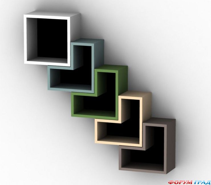 Nous fabriquons une étagère pour les livres de nos propres mains: 6 solutions originales