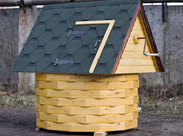 Nous récupérons le revêtement du puits