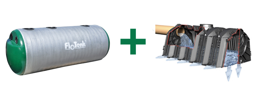 Vue d'ensemble de la fosse septique flotenk