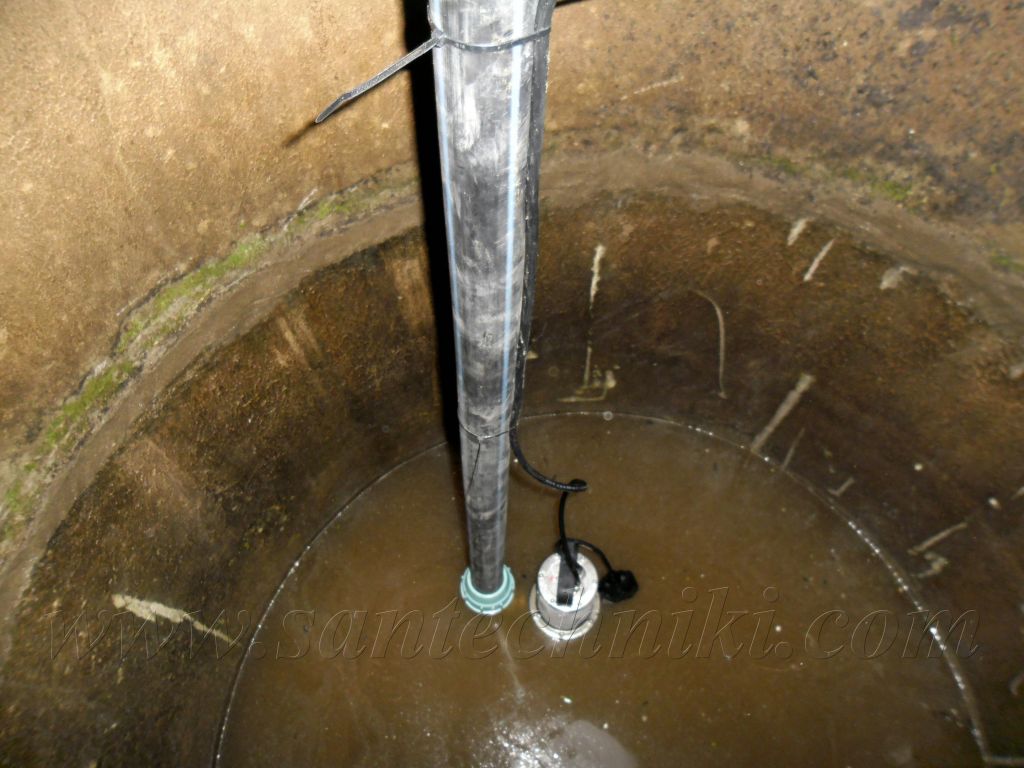 La pompe est restée dans le puits pour l'hiver, que faire