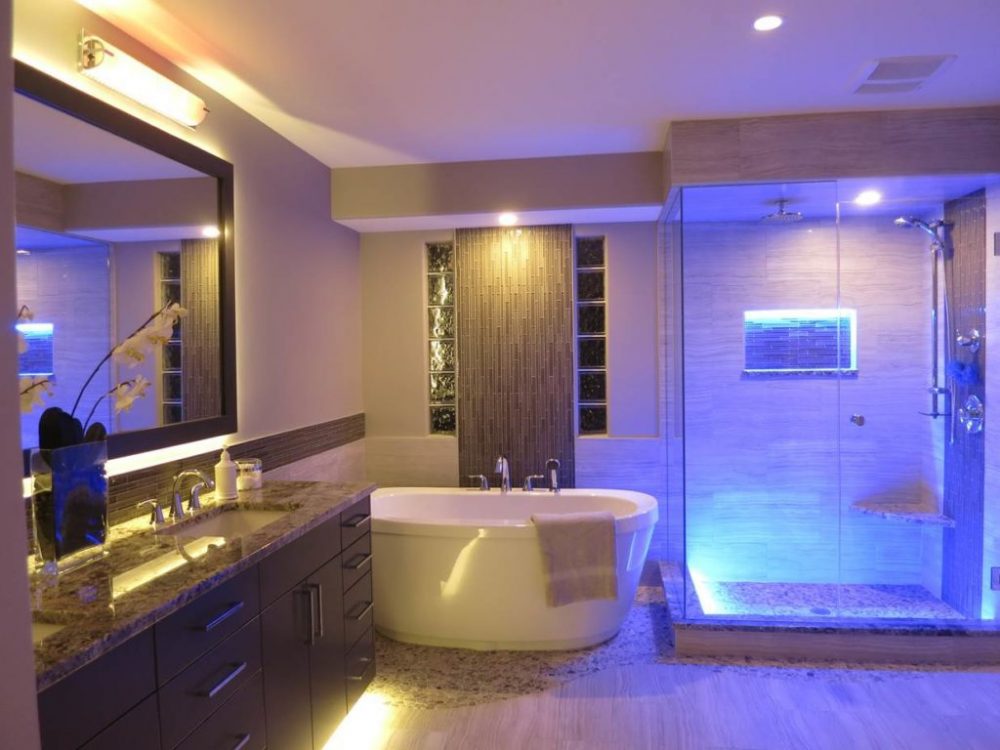 9 astuces éclairage salle de bain : design, choix des luminaires | Le blog de construction de Viti Petrov