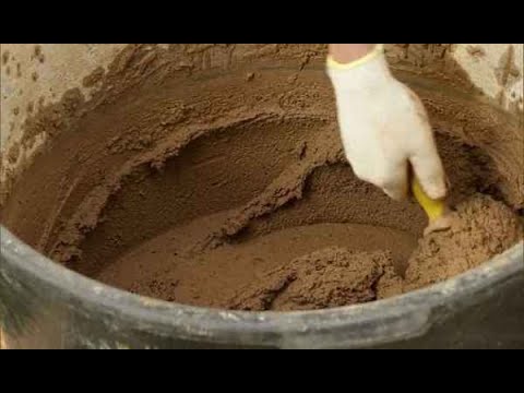 Argile pour fours de pose: préparation, rapport argile et sable