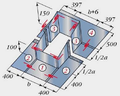 Installation de la ventilation sur le toit : installation de la sortie de ventilation et des unités d'alimentation