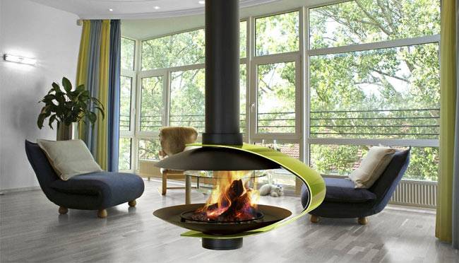 Cheminées suspendues : une merveille originale pour la maison