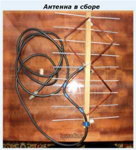 Instructions pour fabriquer une antenne de télévision pour une résidence d'été de vos propres mains