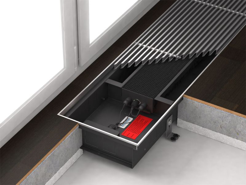 Sélection et installation de convecteurs au sol pour le chauffage de l'eau