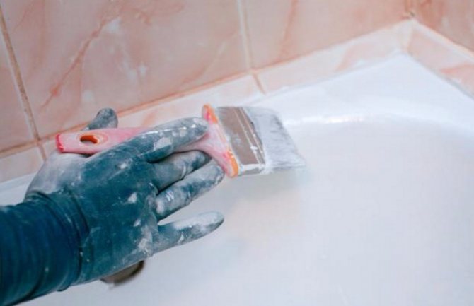 Réparation de baignoire en fonte à faire soi-même: dommages courants et leur élimination