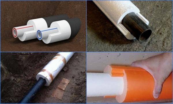 Isolation d'une alimentation en eau externe dans le sol - le choix d'une isolation thermique appropriée et son installation