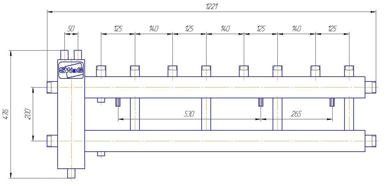 Système de chauffage à collecteur: connexion à faire soi-même selon le schéma, caractéristiques de conception