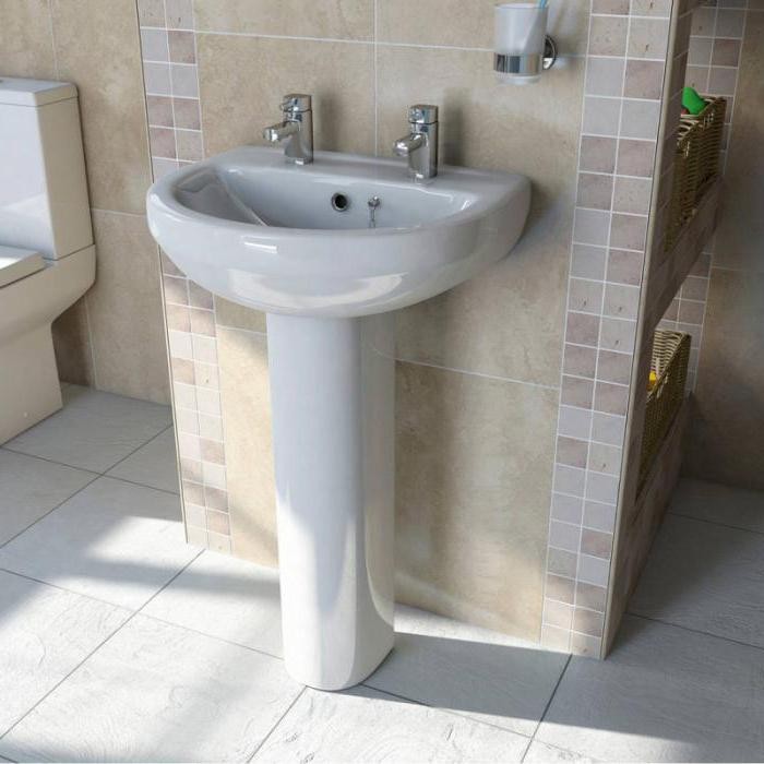 Installer un évier avec un piédestal: instructions, avis et prix