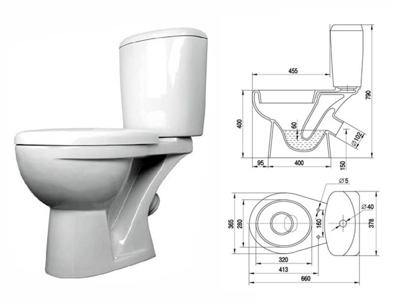 Comment raccorder une toilette à un égout : options et schémas de raccordement (+ vidéo)