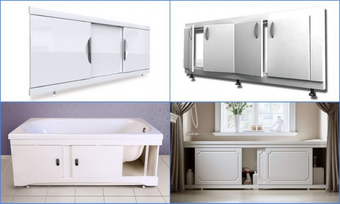 Installer un écran sous une baignoire: comment installer un écran de vos propres mains sous un modèle en acrylique, instructions d'installation