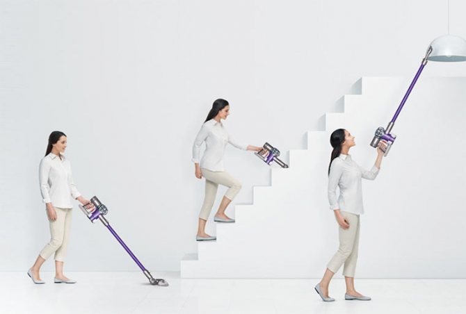 Aspirateurs sans fil Dyson : nuances de choix + notation du modèle - point j