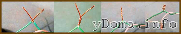 Connexion d'un fil toronné à un monoconducteur