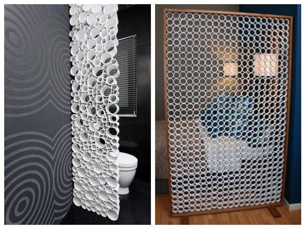 Écran de tuyau en plastique: types de cloisons + instructions étape par étape pour la fabrication