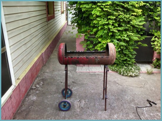 Brasier à faire soi-même à partir d'une bouteille de gaz: instructions et caractéristiques