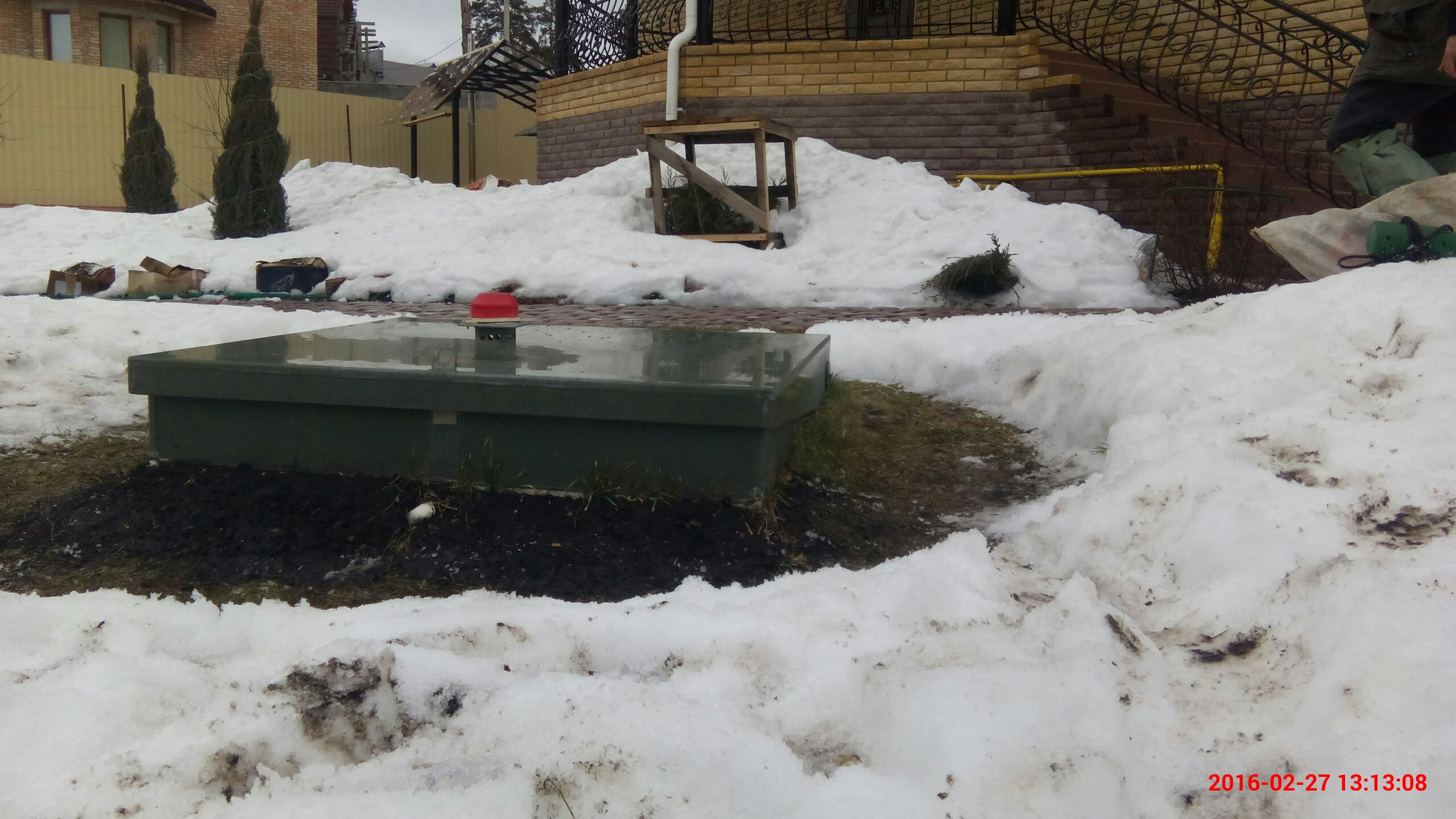 Préservation d'une fosse septique pour l'hiver - assainissement