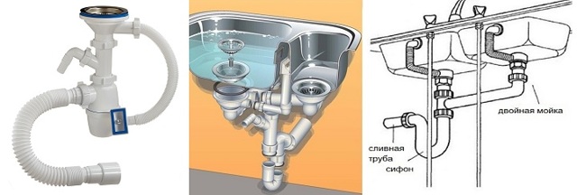 Siphon pour machine à laver: variétés et connexion à faire soi-même