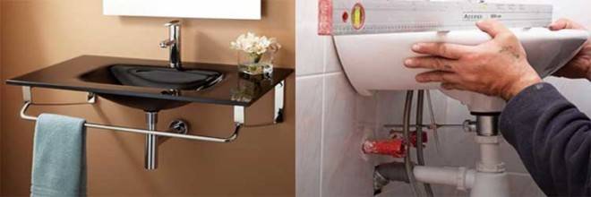 Comment fixer le lavabo de la salle de bain au mur: instructions détaillées pour la fixation