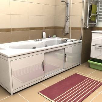 Comment faire un écran de salle de bain fonctionnel avec des étagères