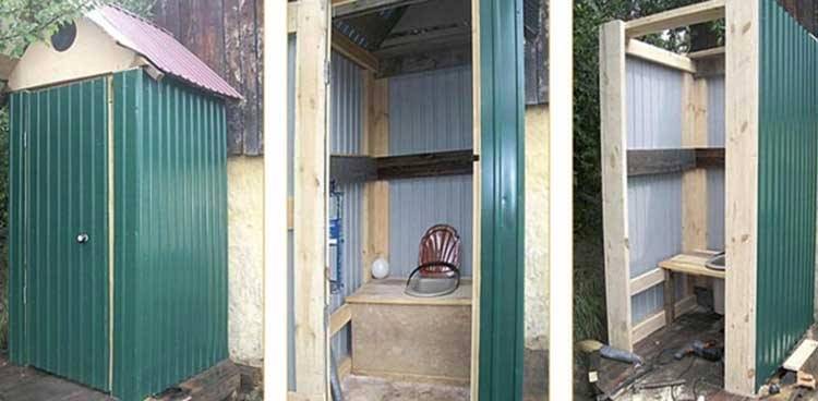 Schémas de construction de toilettes de campagne + projet de toilettes avec douche en dessins et photos