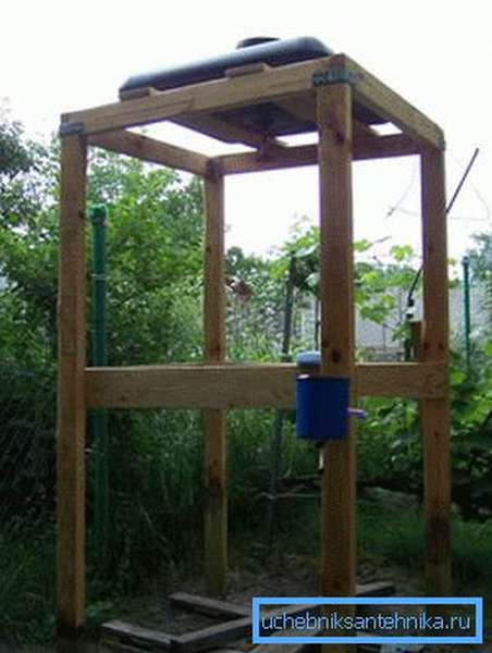 Nous construisons de nos propres mains une douche d'été dans le pays: technologie de construction et dessins