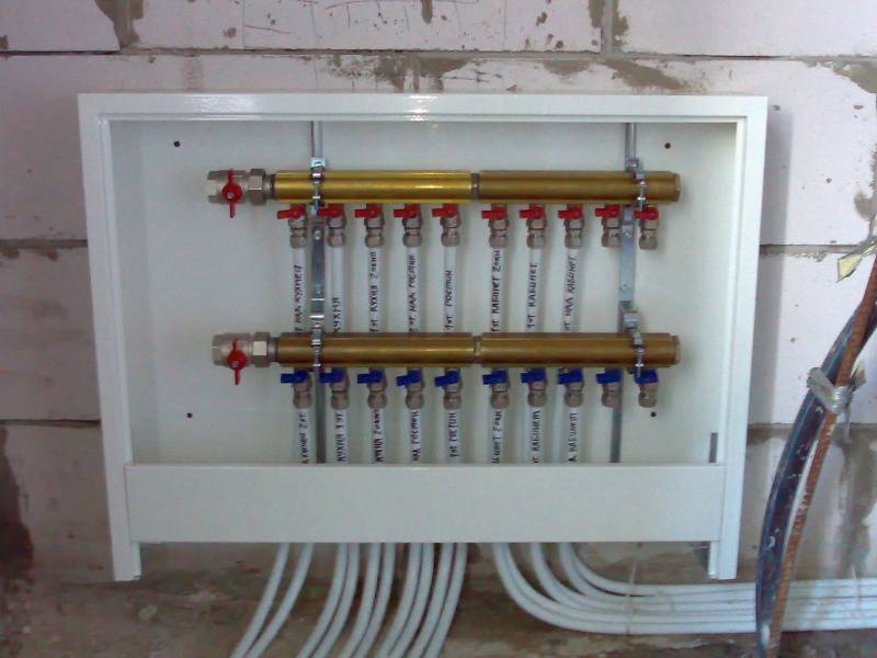 Collecteur de distribution dans le système de chauffage et son installation par ses propres mains