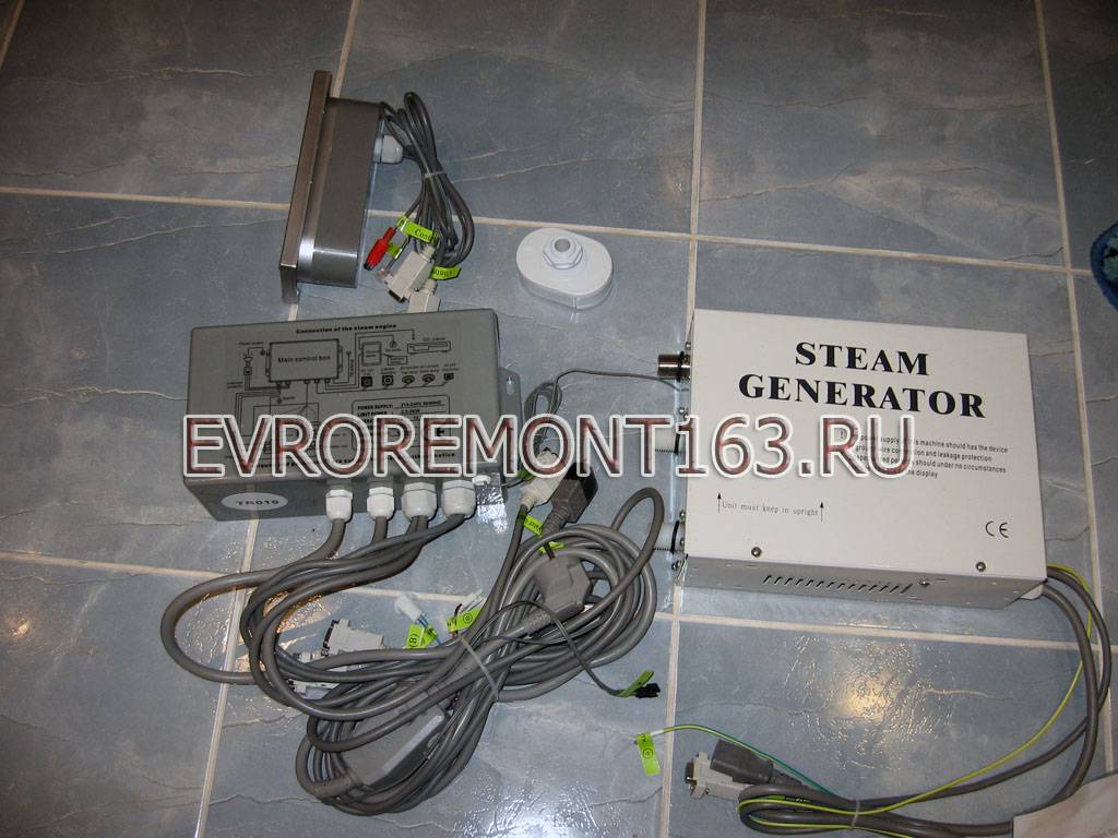 Installation de générateur de vapeur de cabine de douche à faire soi-même