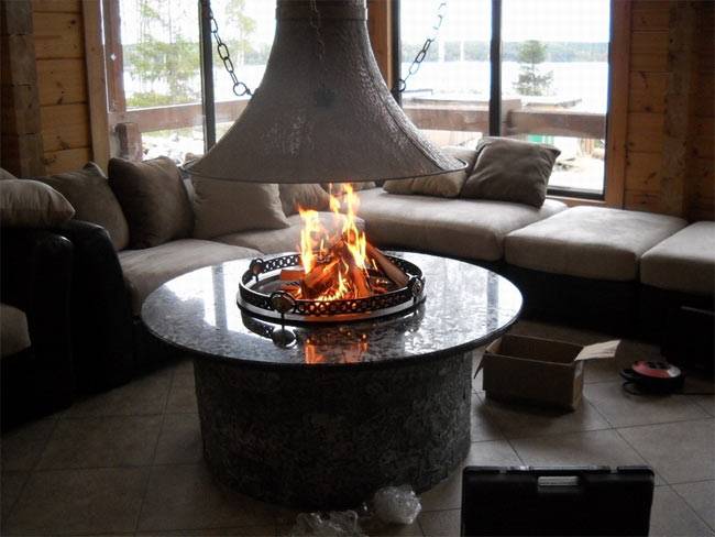 Cheminées suspendues : une merveille originale pour la maison