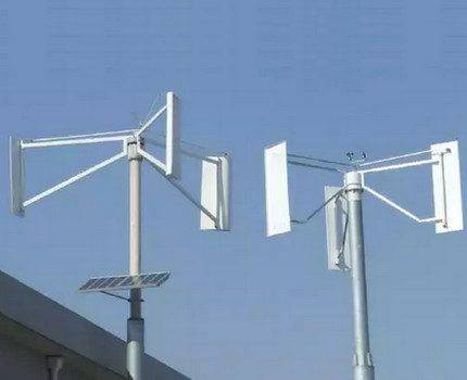 Éolienne verticale à faire soi-même: comment assembler une éolienne à axe de rotation vertical