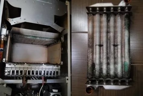 Réparation d'échangeur de chaleur à colonne de gaz DIY : instructions étape par étape