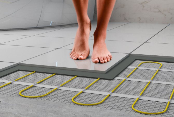 Pose d'un sol chaud sous un carrelage : comment bien poser un chauffage au sol par câble électrique