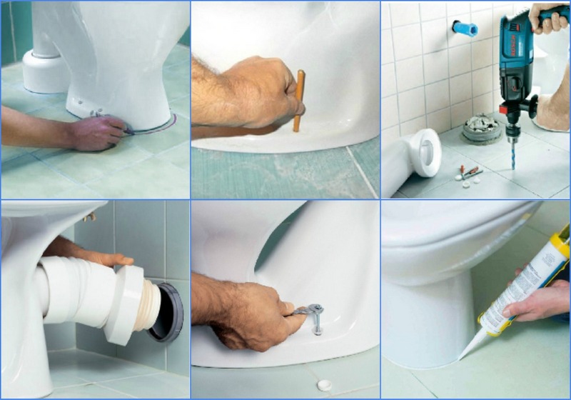 Installation de toilettes à faire soi-même - instructions détaillées pour différents types de cuvettes de toilettes