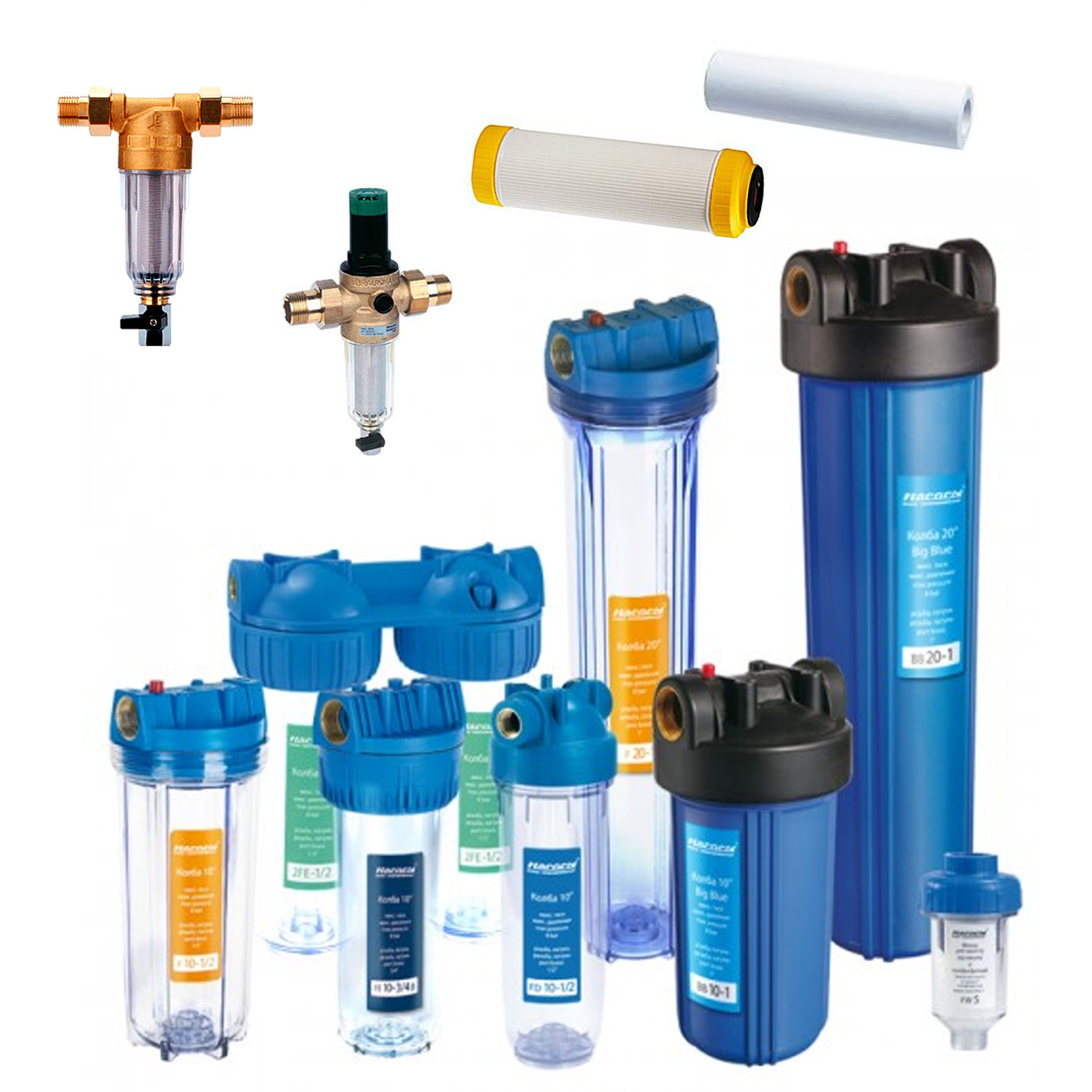 Filtre à eau pour la maison de campagne: types, comment choisir + revue des marques