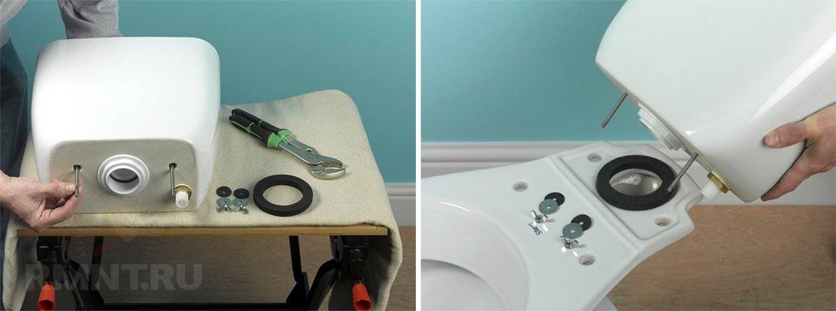 Le réservoir des toilettes fuit - réparation à faire soi-même: séquence de travail, élimination de la cause