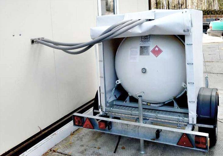 Réservoir de gaz à offrir: mini-options pour aménager des chalets d'été