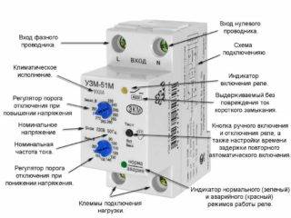Relais de contrôle de tension: principe de fonctionnement, circuit, nuances de connexion