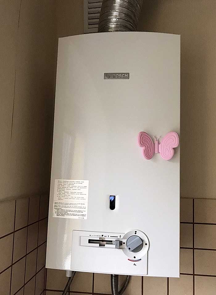 Faible pression de l'eau chaude du geyser : raisons de la baisse de pression + consignes de nettoyage