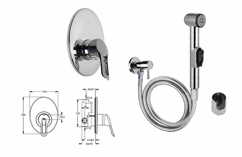 Douche hygiénique pour les toilettes: un aperçu comparatif des conceptions et des nuances d'installation