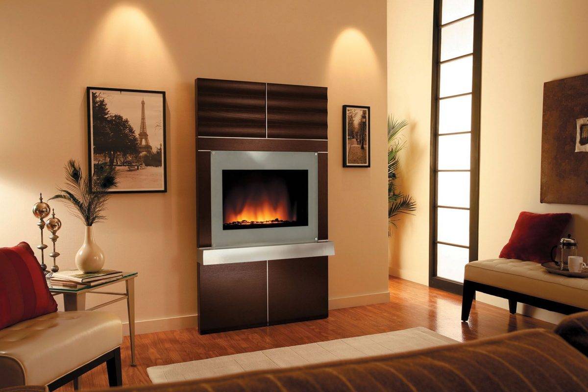 Foyer électrique à effet de flamme : 230+ (photos) pour la sélection