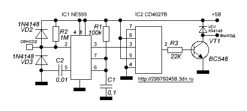 Interrupteur tactile DIY : règles de conception et de connexion