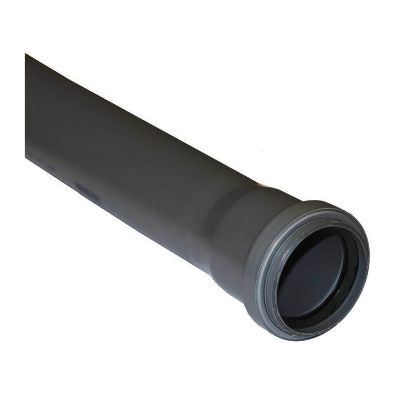 Conduites d'égout en PVC: caractéristiques et installation standard